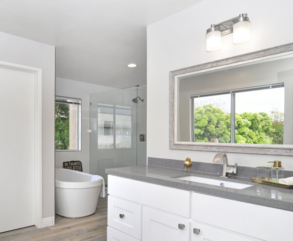 remodeled bathroom